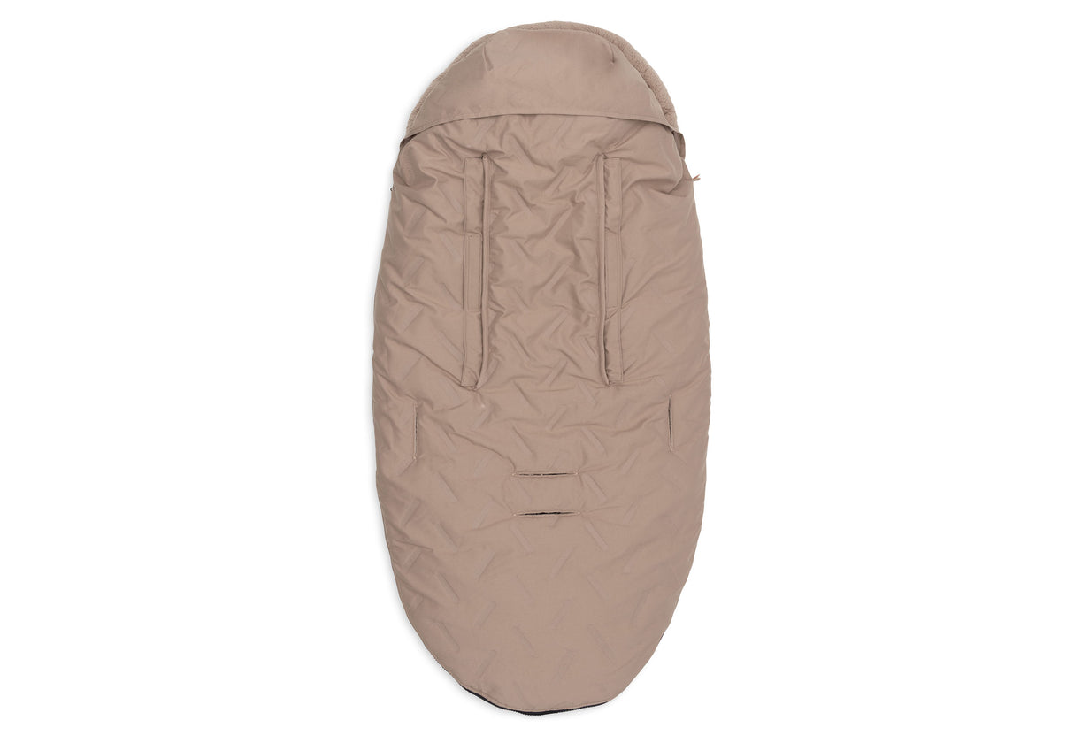 Åkpåse buggy/stroller Embossed Milky Coffee