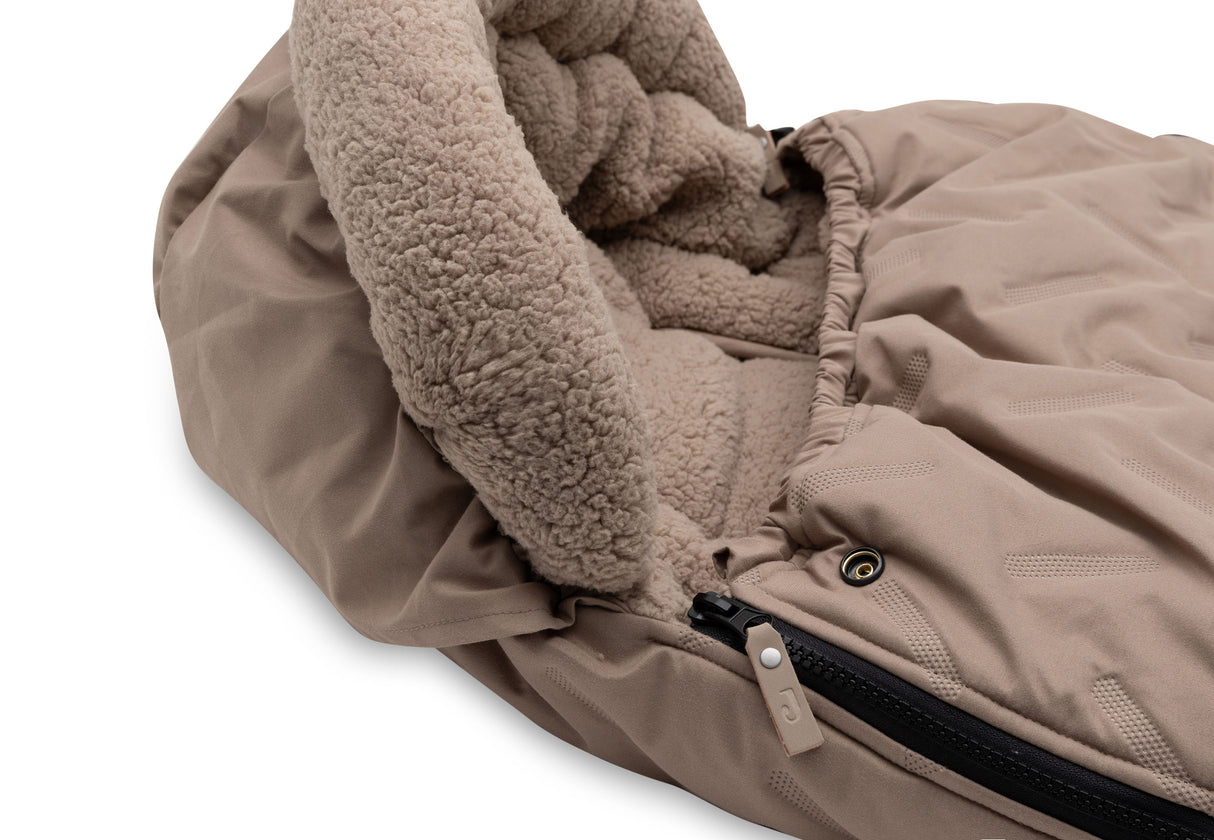 Åkpåse buggy/stroller Embossed Milky Coffee
