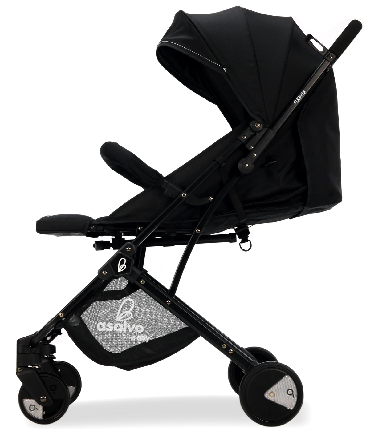 Stroller Flight Travel+, Black