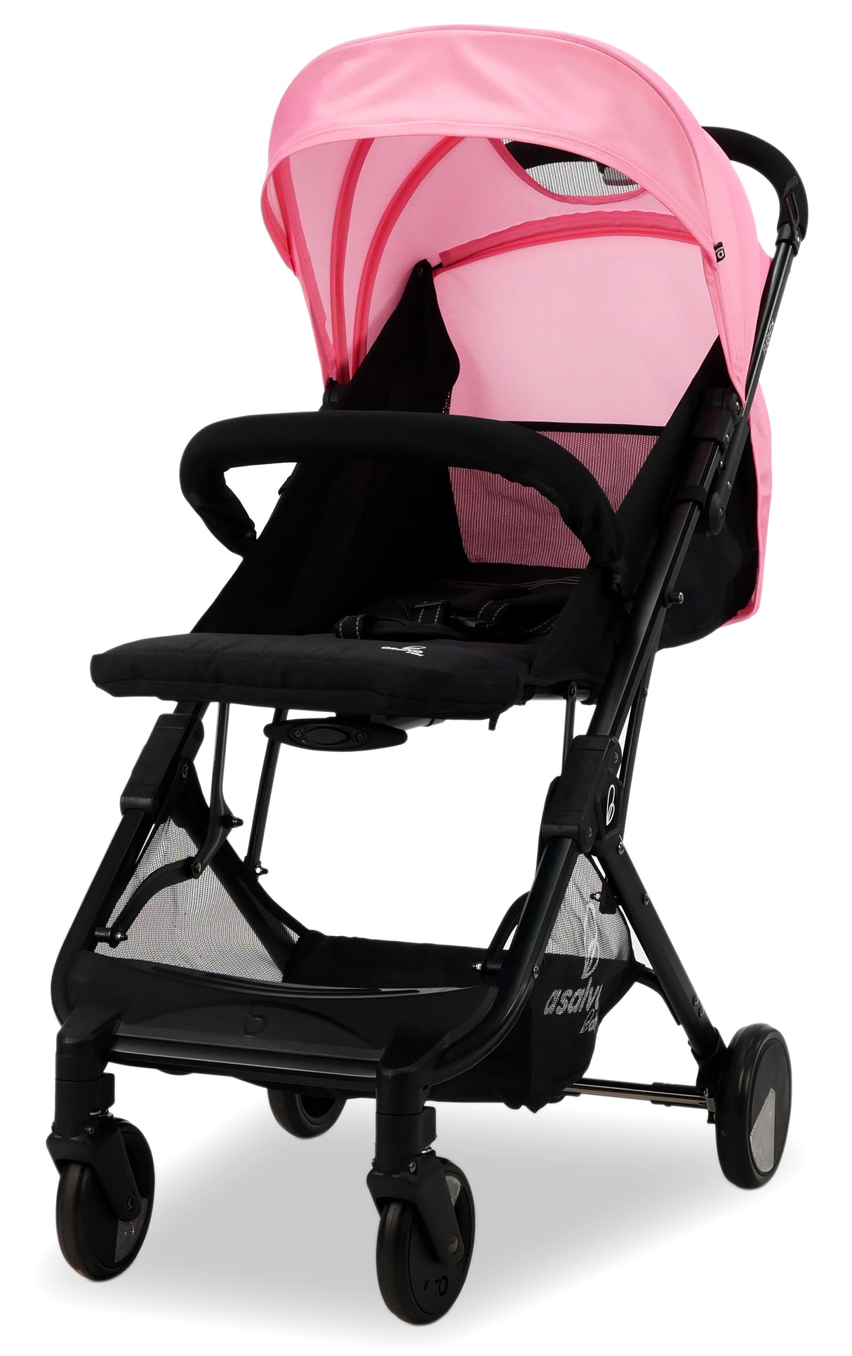 Stroller Flight Travel+, Black/Pink