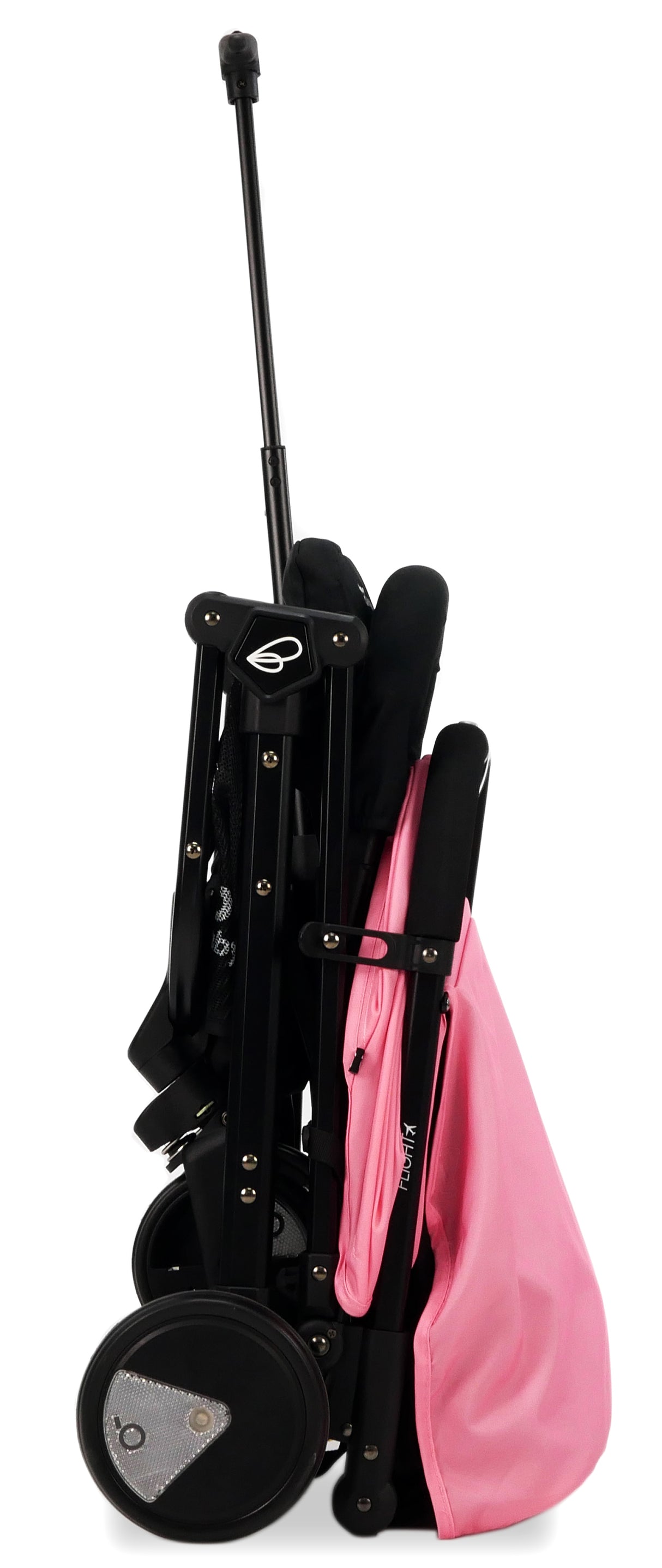 Stroller Flight Travel+, Black/Pink