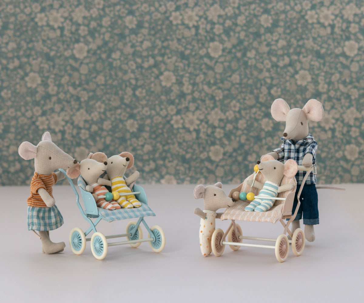Triplets, Baby mice in matchbox