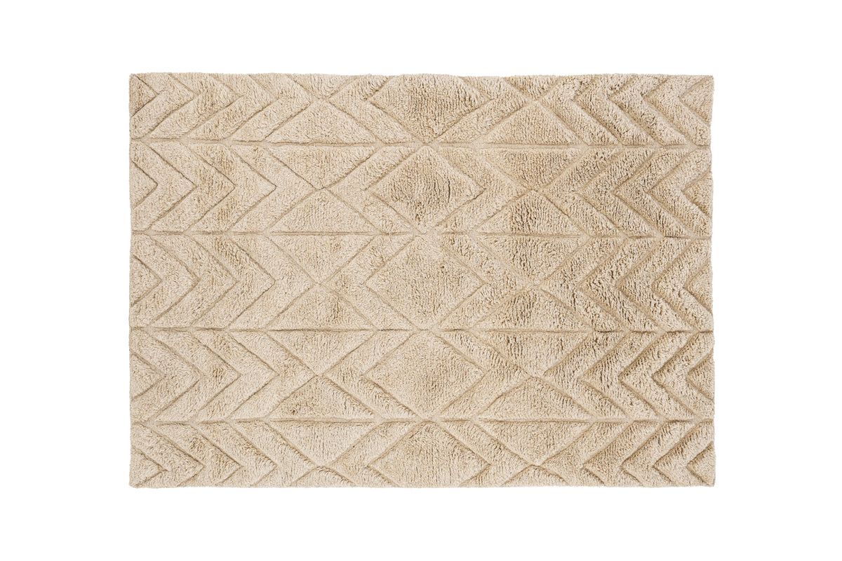 Zoe Ullmatta rektangulär, Beige