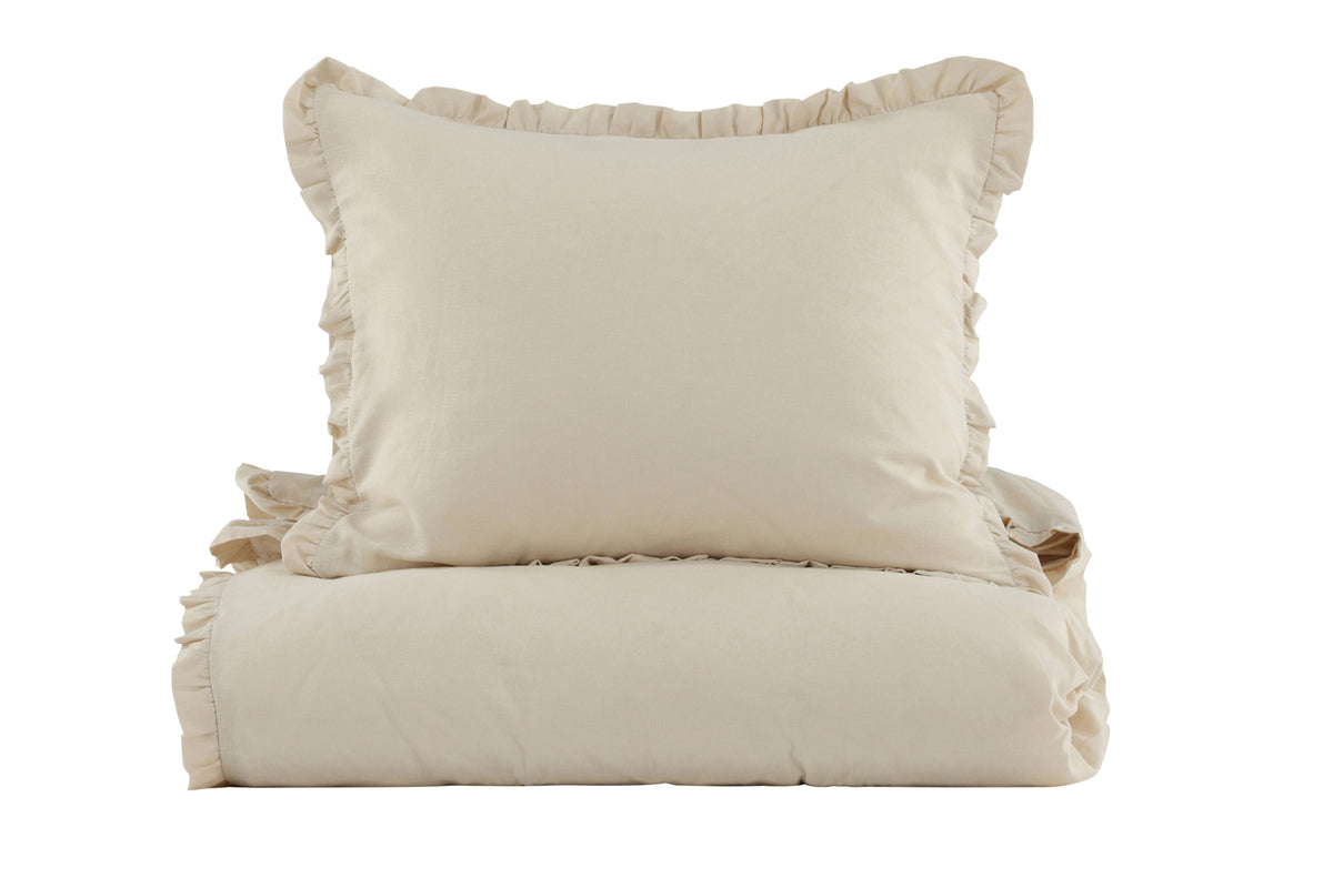 Lias Påslakanset 150x200cm Beige