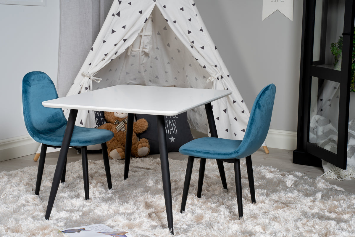 POLAR Barnstolar, blå 2-pack