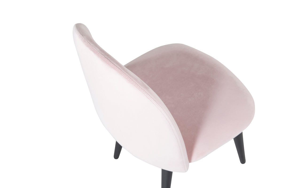 VELVET Barnstolar, rosa 2-pack