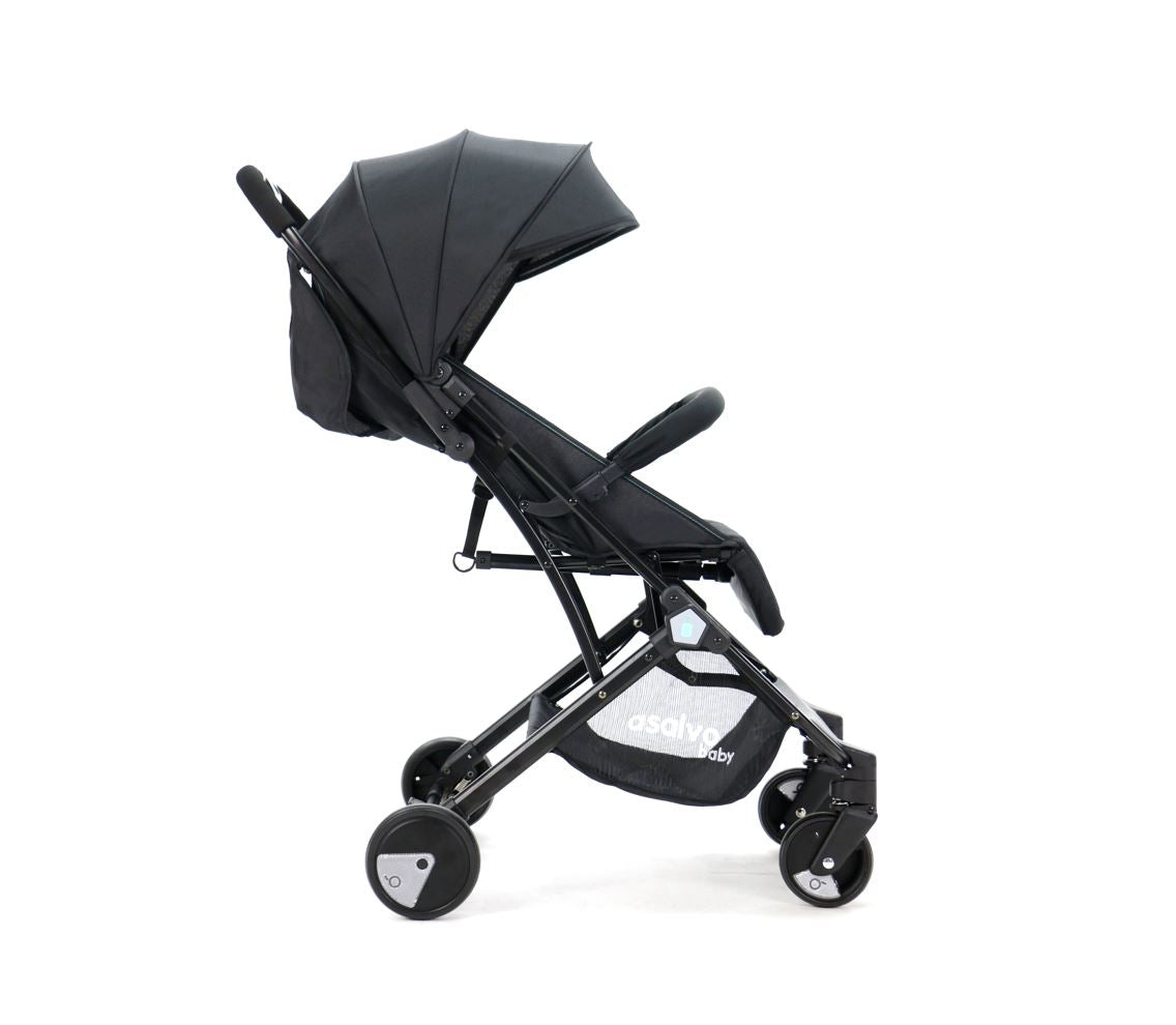 Pushchair Flight Travel+, Black/Aqua