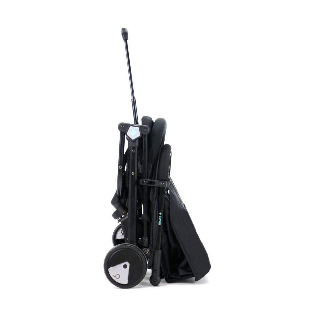 Pushchair Flight Travel+, Black/Aqua