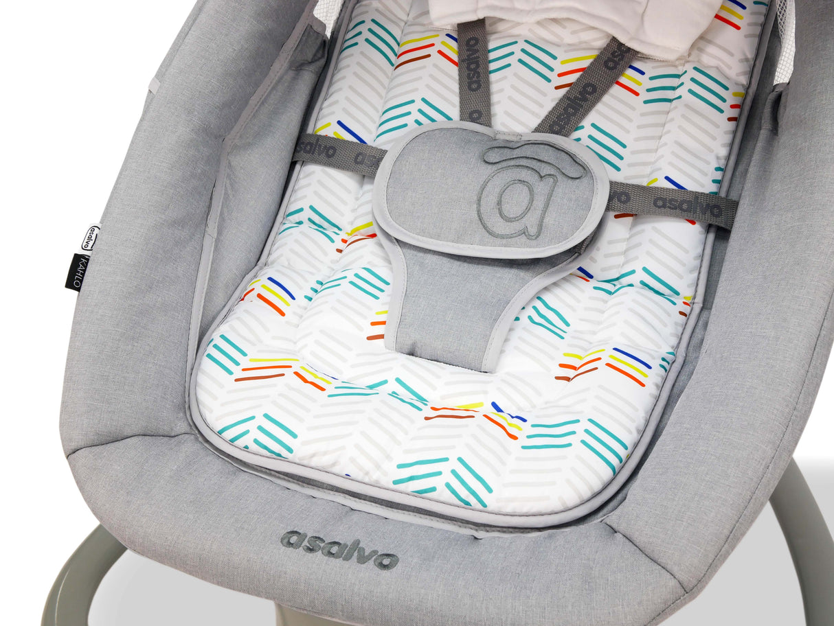 Baby Bouncer, Rocking Kahlo, Grey