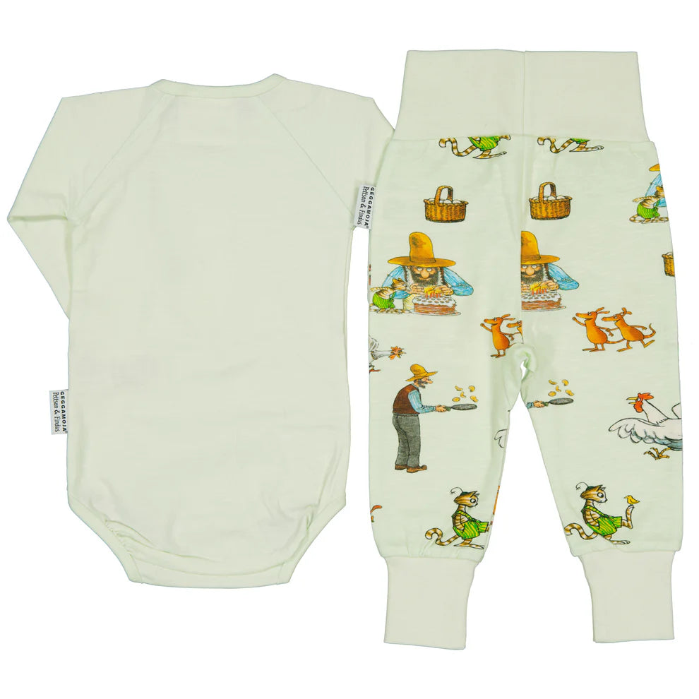 Babyset Pettson och Findus Grön
