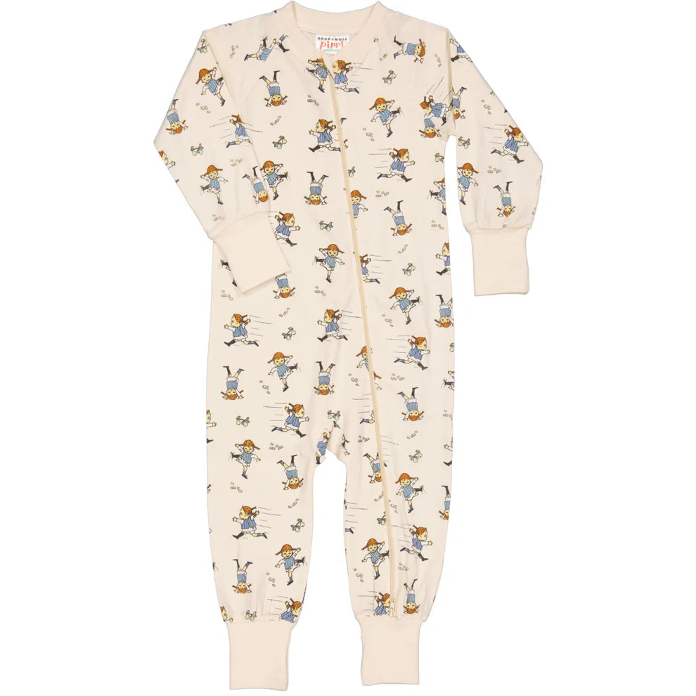 Pyjamas Pippi Långstrump Soft beige