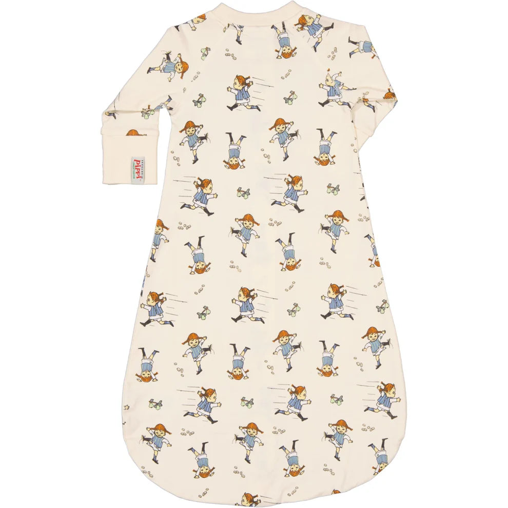 Sovpåse Pippi Långstrump soft beige 50/56