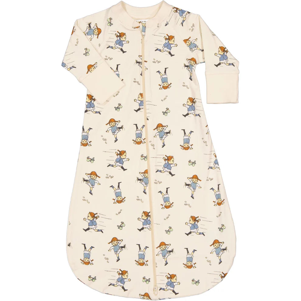 Sovpåse Pippi Långstrump soft beige 50/56