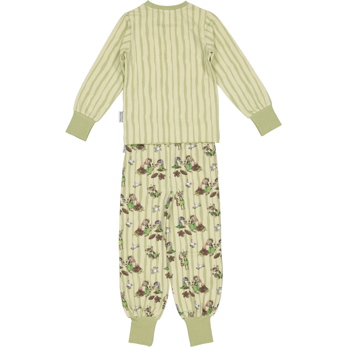 Tvådelad pyjamas | Pettson & Findus, Grön