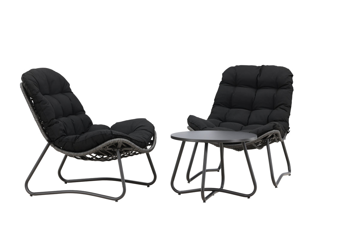 Cala Lounge Set Antracit