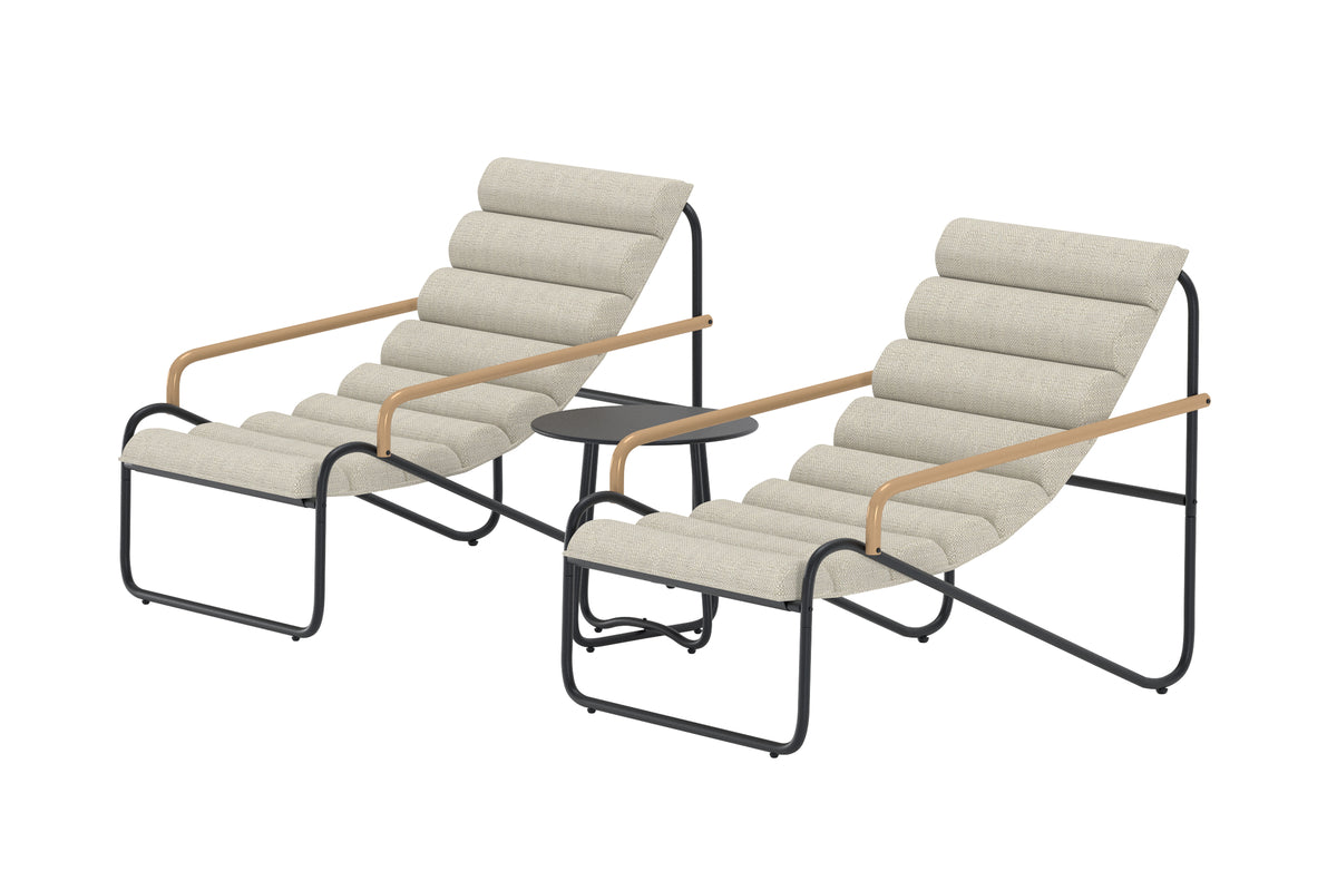 Ithaka Lounge Set Svart