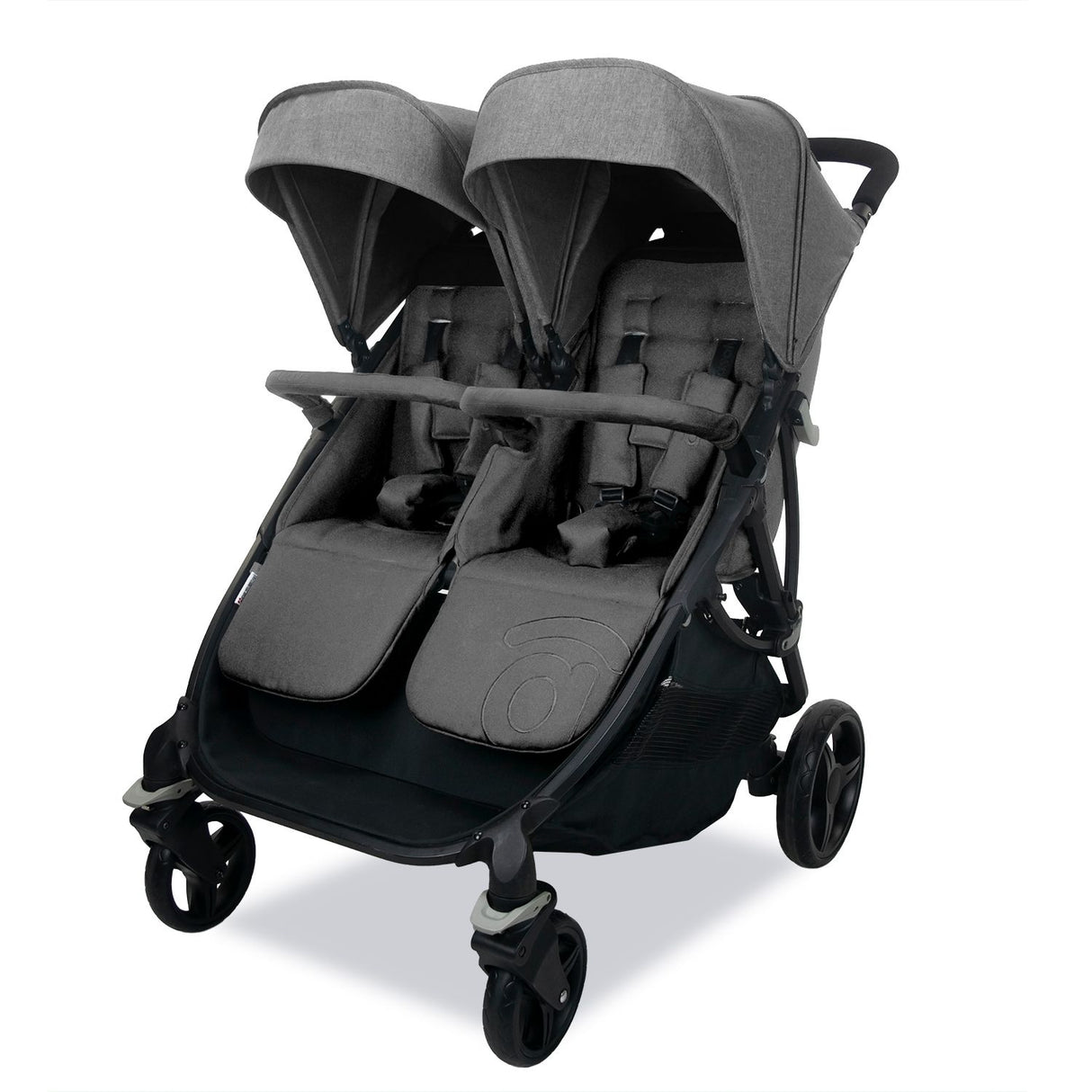 Stroller Double Bro, Grey