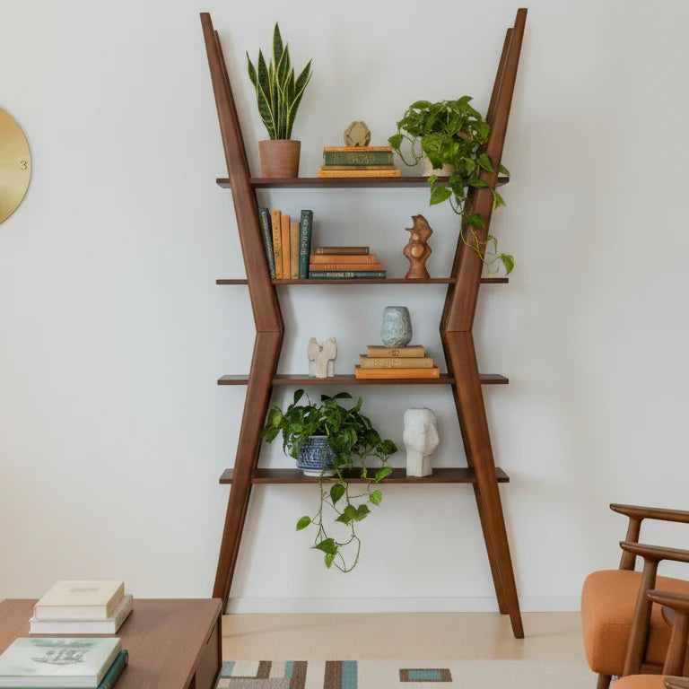 Mid Century Modern Bookcase | The X
