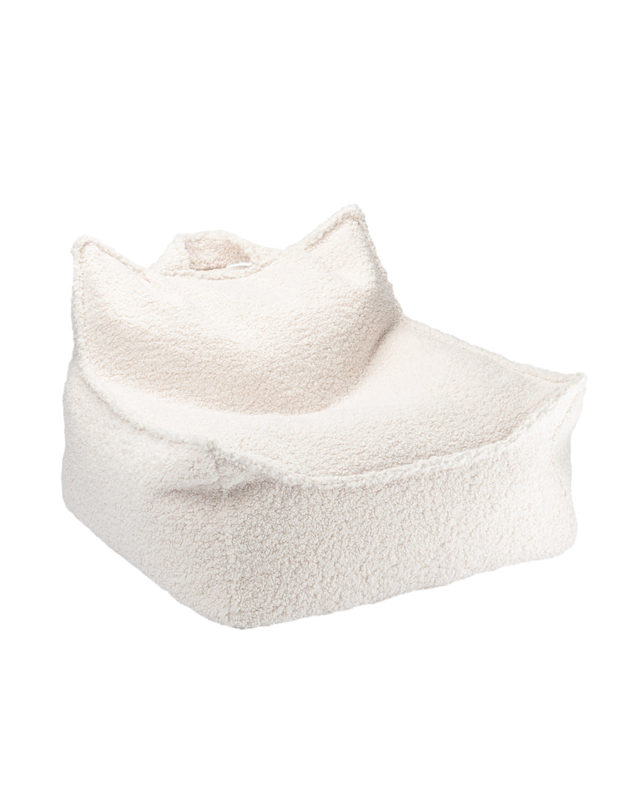 Beanbag Chair, Cream White