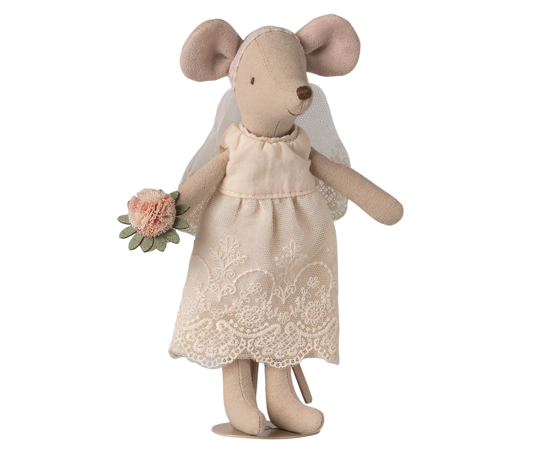 Wedding mice couple in box, Mum and Dad