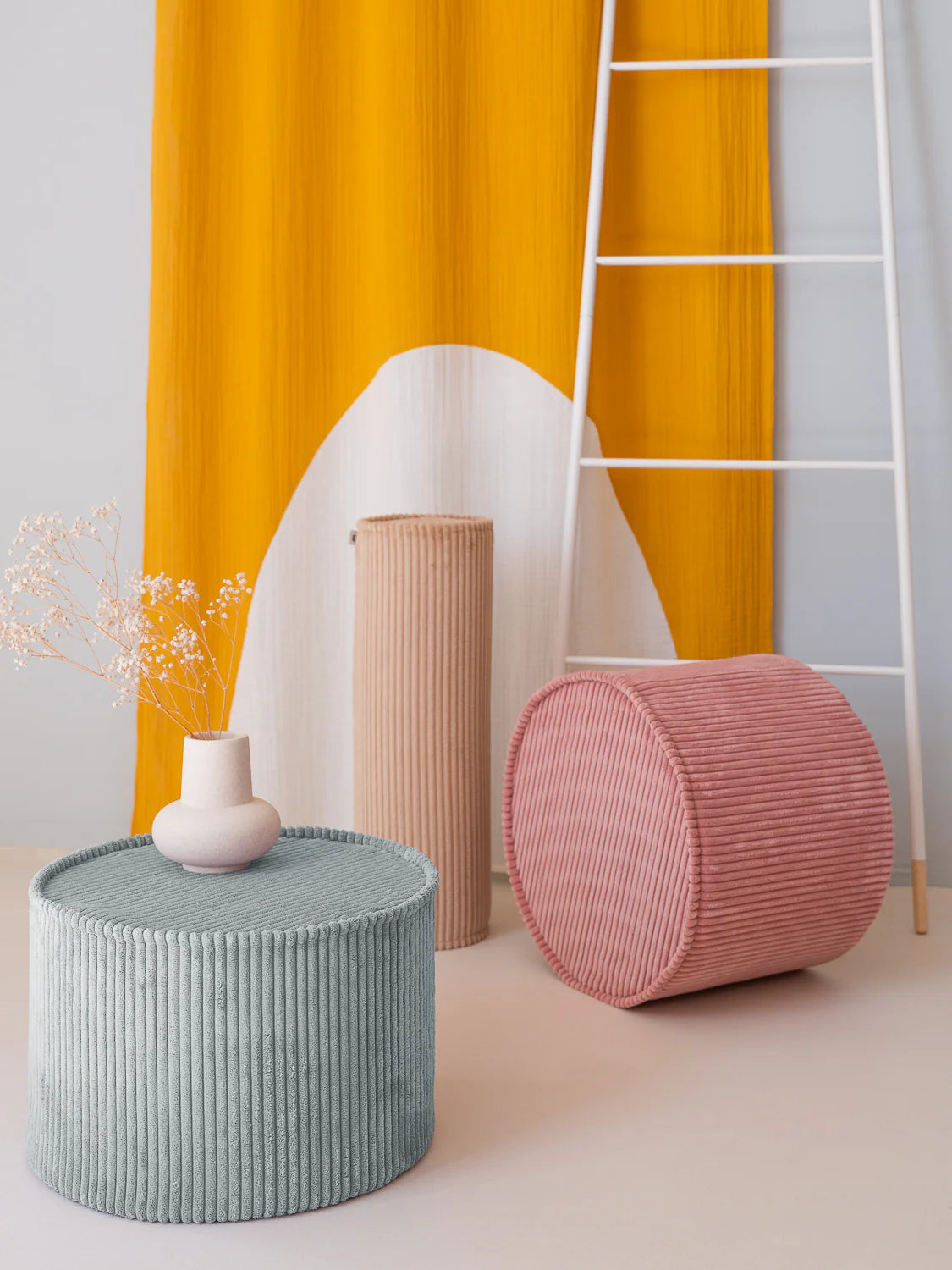 Pouffe, Peppermint Green