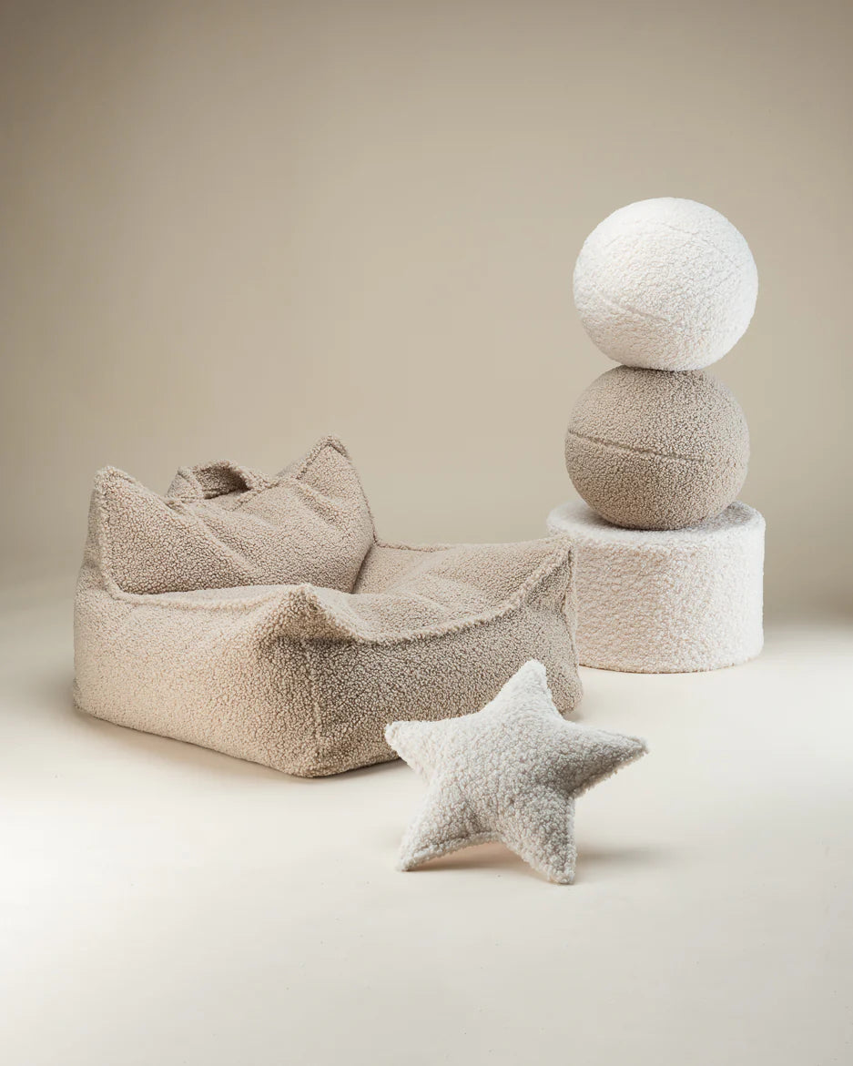 Pouffe, Cream White