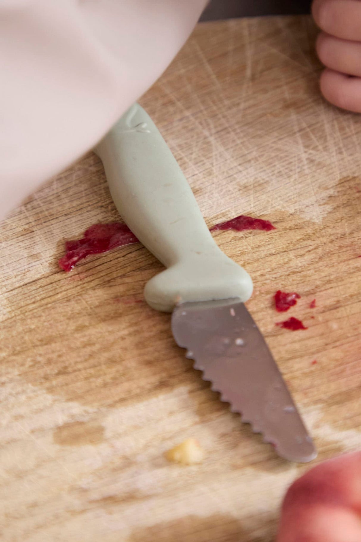 Knivset för barn - 2-pack - Puderblå + Grön