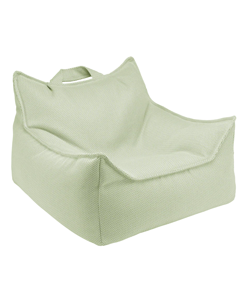 Herba Outdoor Beanbag Chair & Ottoman Set