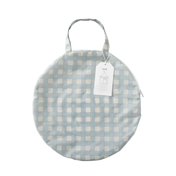 Lektält, Gingham blå