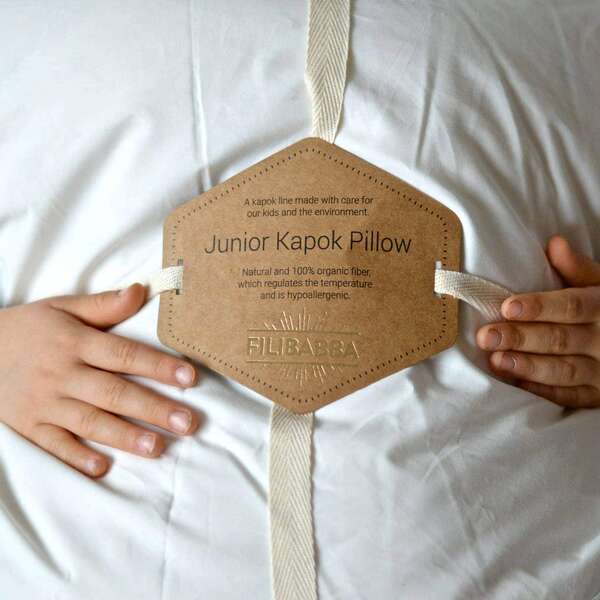 Juniorkudde 40x45cm | Kapok | Nature white (FÖRBESTÄLLNING)