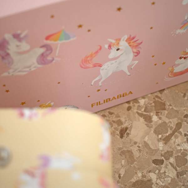 Resväskset för lek och förvaring – 2-pack – Unicorn