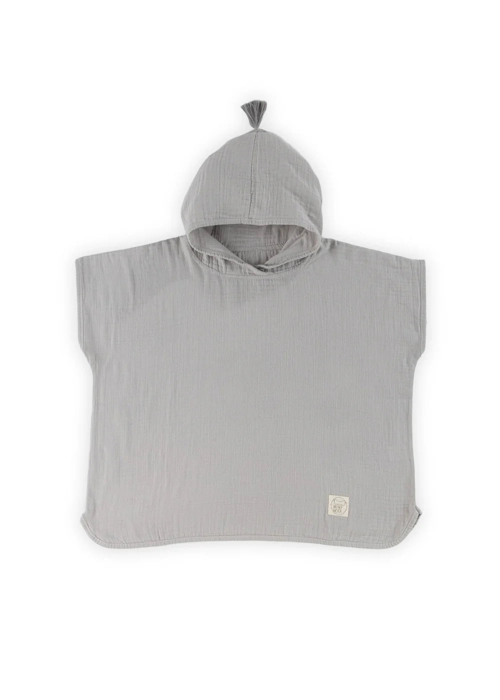 Muslin Poncho Grå