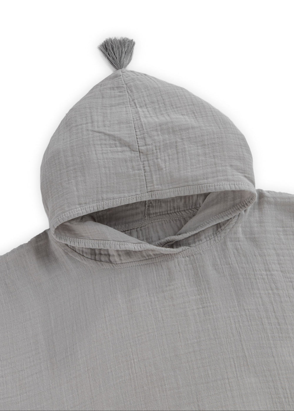 Muslin Poncho Grå
