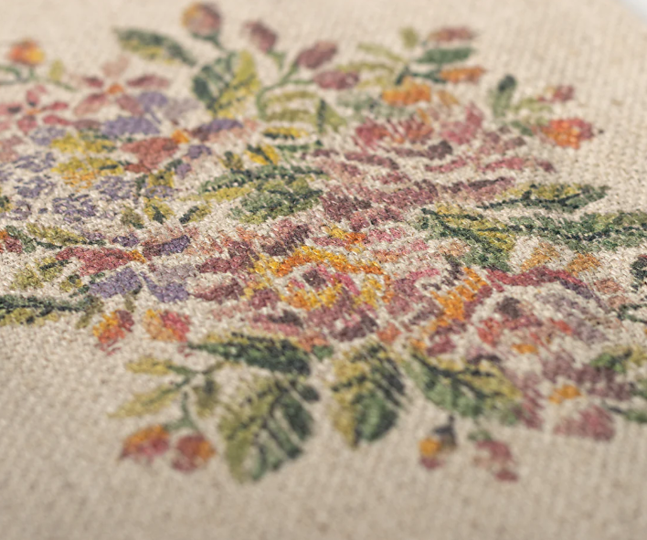 Rug, Miniature, Large - Flowers
