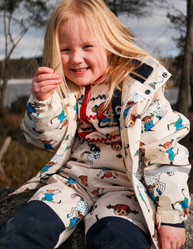 Skaljacka Pippi Långstrump Beige