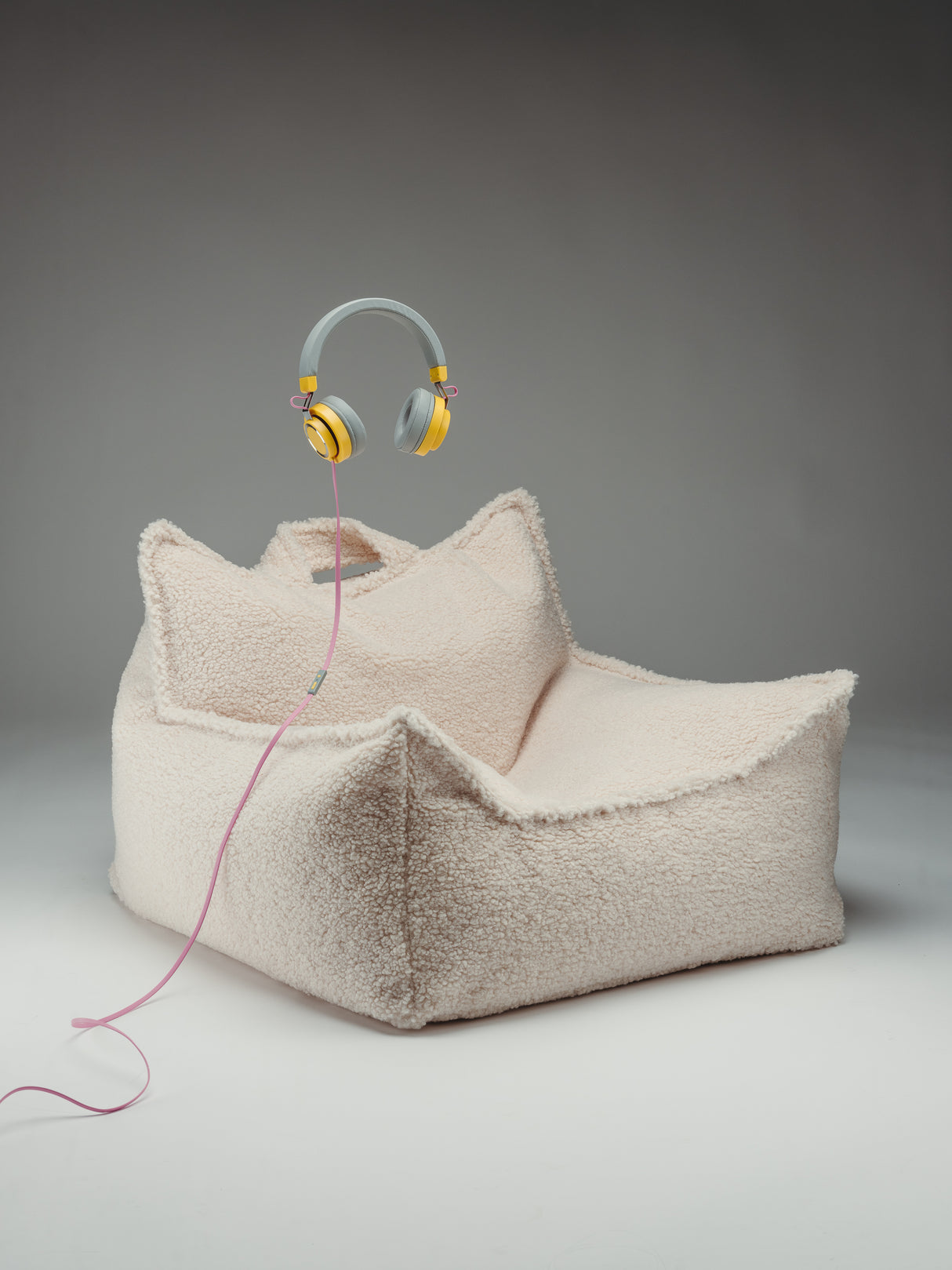 Beanbag Chair, Cream White