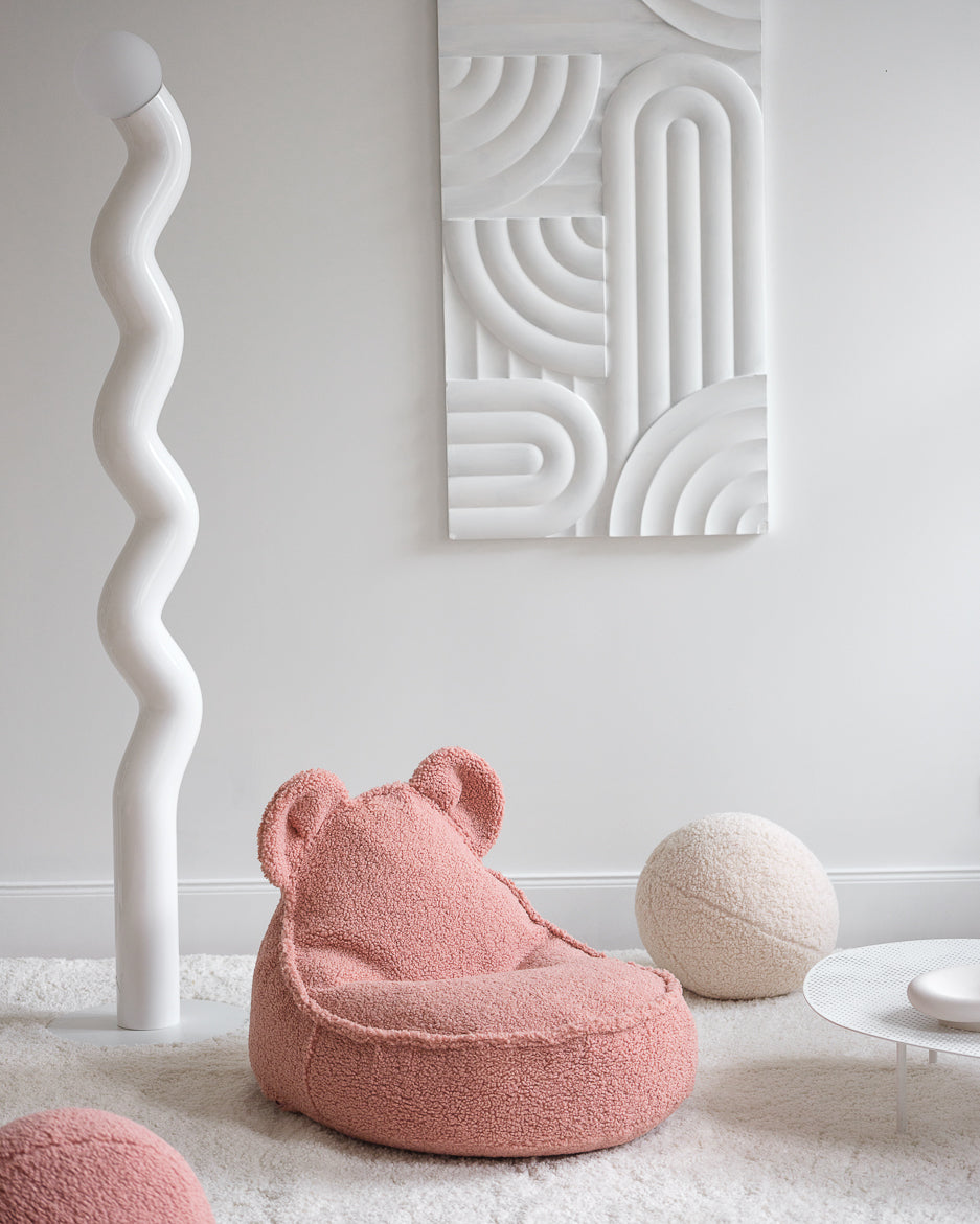Bear Beanbag, Guava Pink