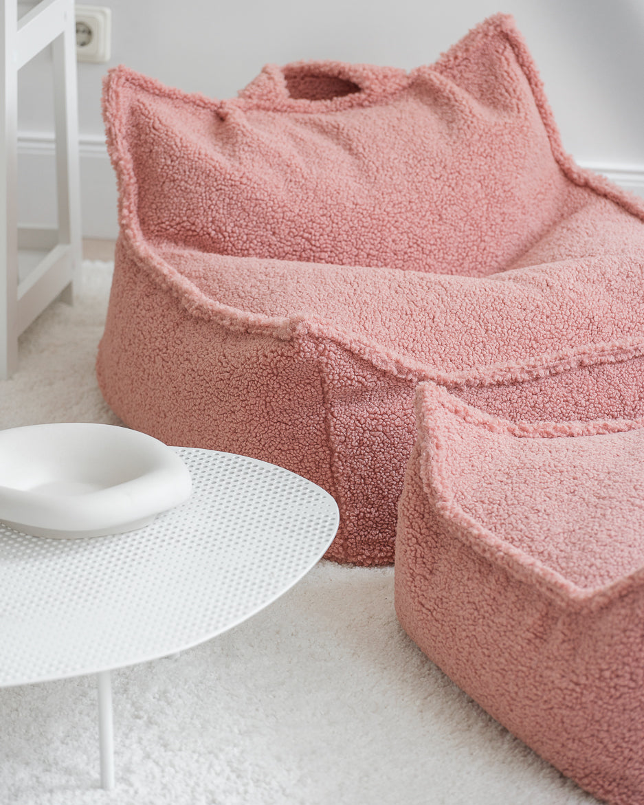 Beanbag Chair, Guava Pink
