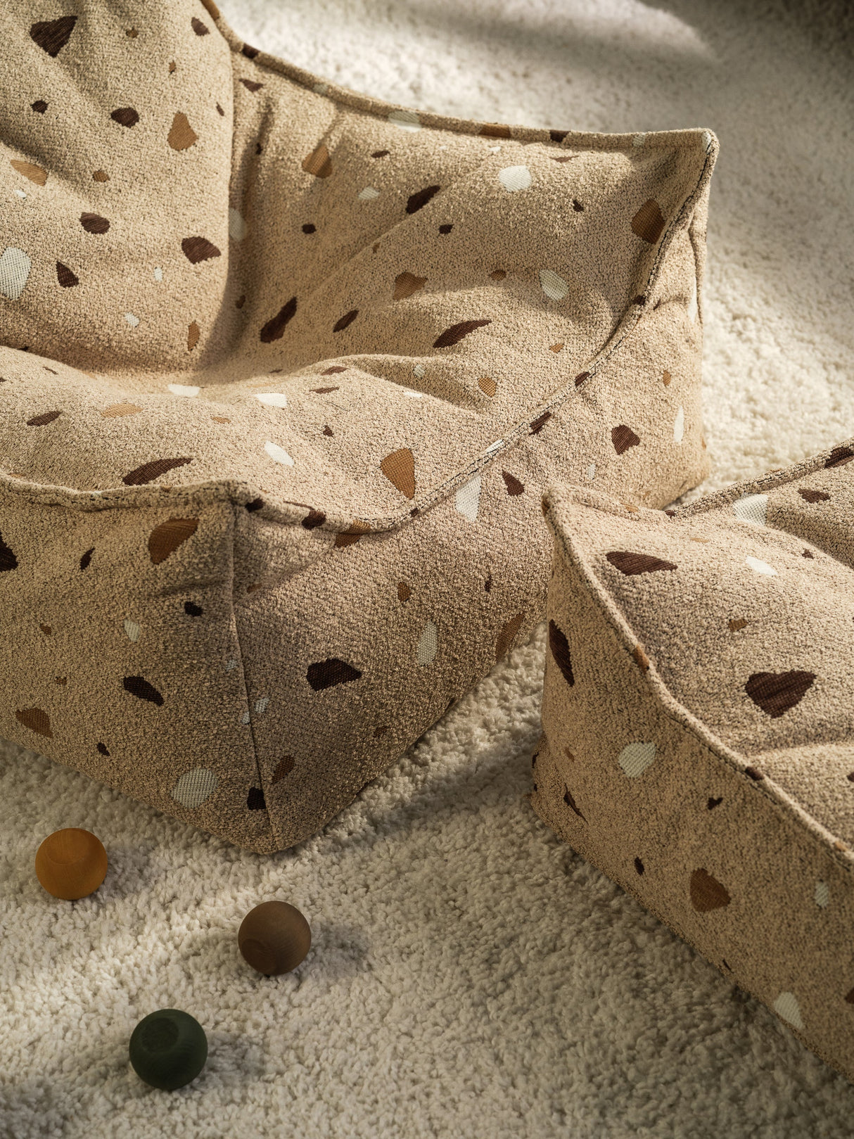 Beanbag Chair, Terrazzo Sand