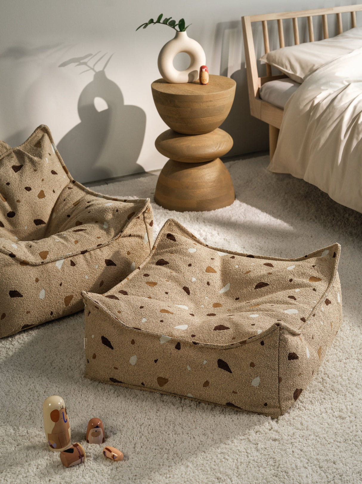 Beanbag Chair, Terrazzo Sand