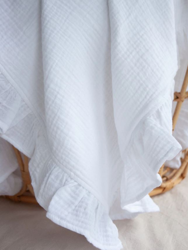 Baby blanket, White