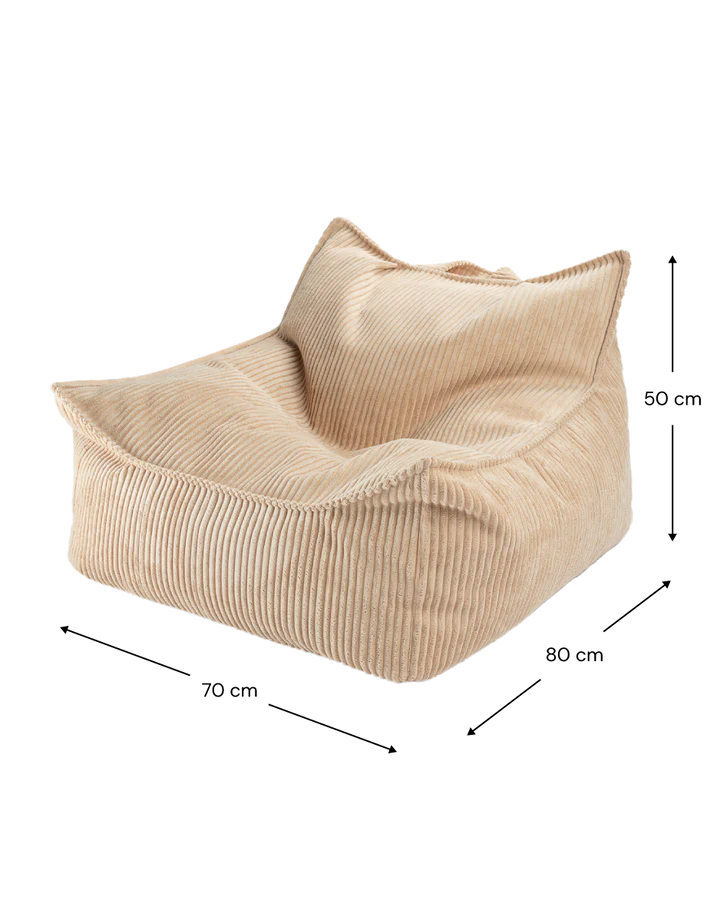 Beanbag Chair, Brown Sugar