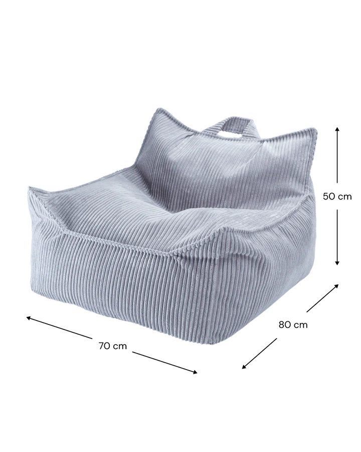 Beanbag Chair, Blueberry