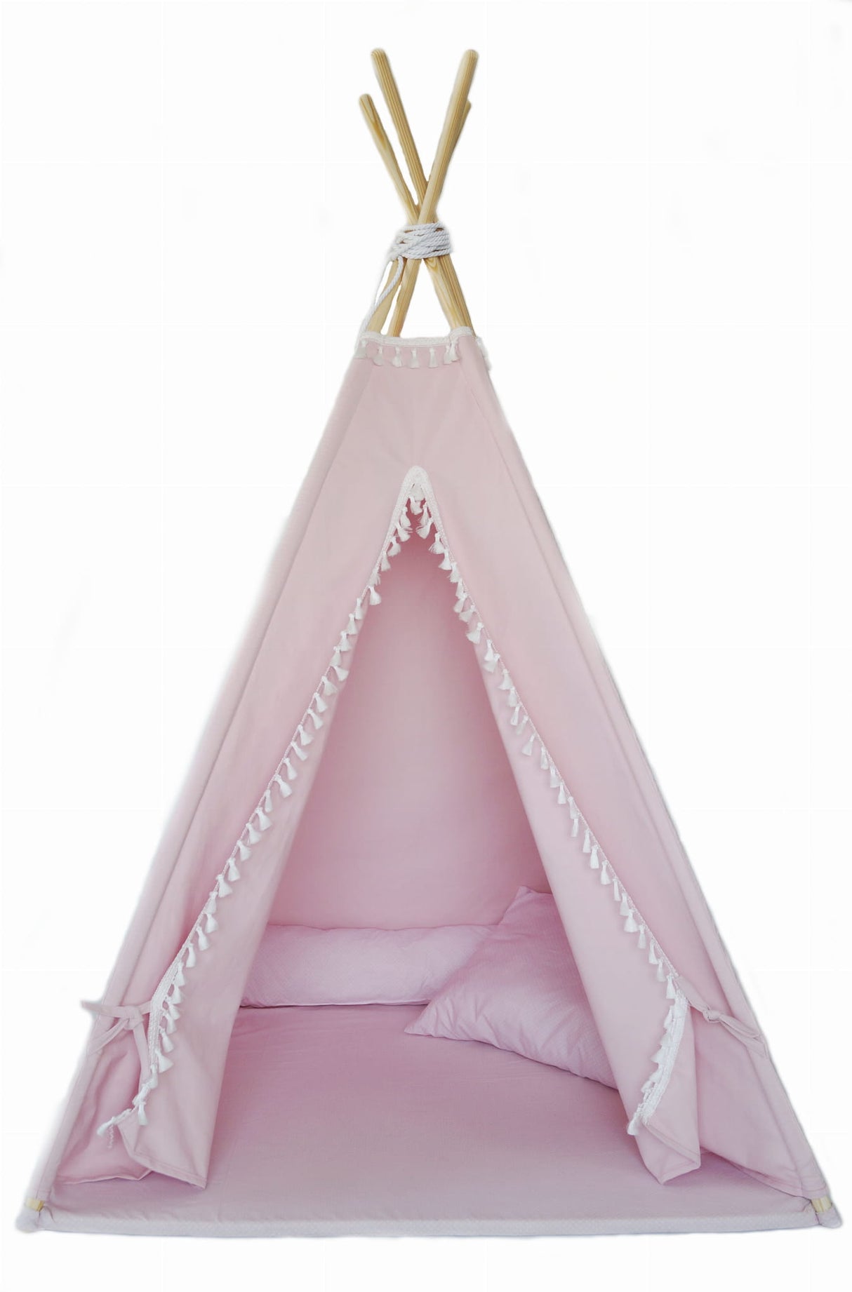Tipitält med kuddar, Rosa