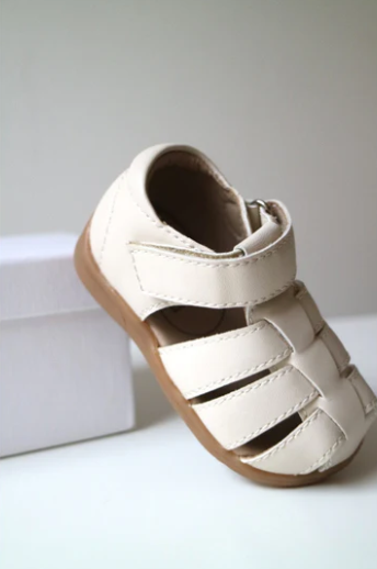 Little Gardener Sandal, Off White