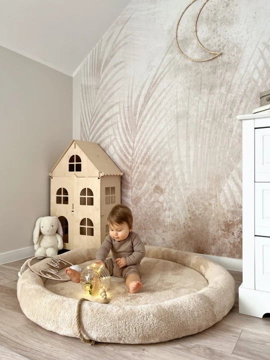 Junior Nest Plysh, Beige