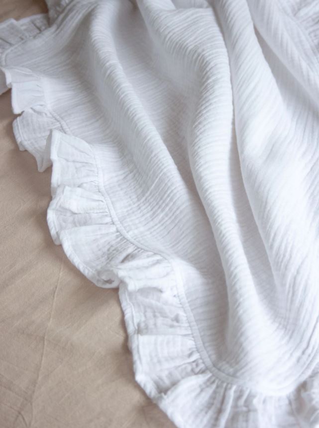 Baby blanket, White
