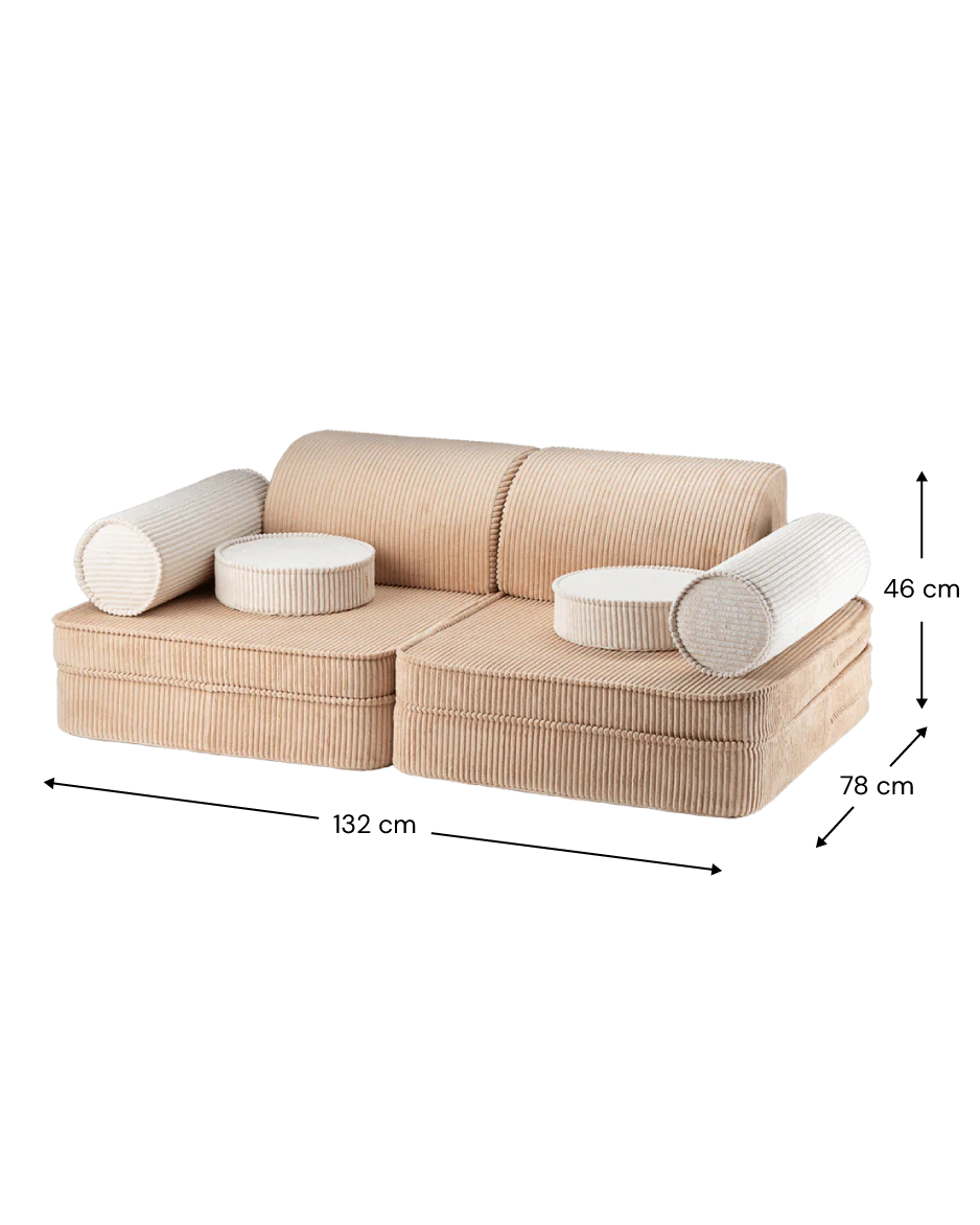 Settee, Brown Sugar