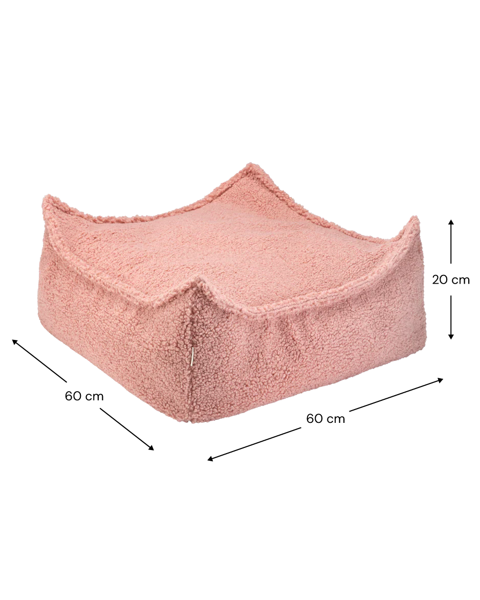 Square Ottoman, Guava