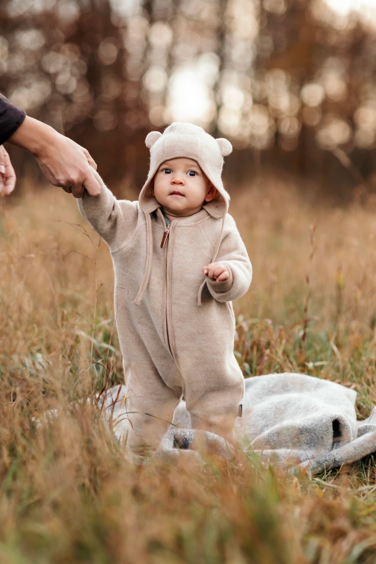Overall Ullfleece Beige